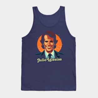 Julio Iglesias // Retro Style Fan Design Tank Top